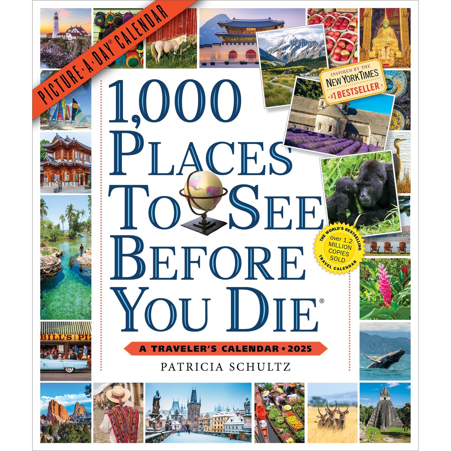 1000 Places To See Before You Die Wall 2025 Calendar