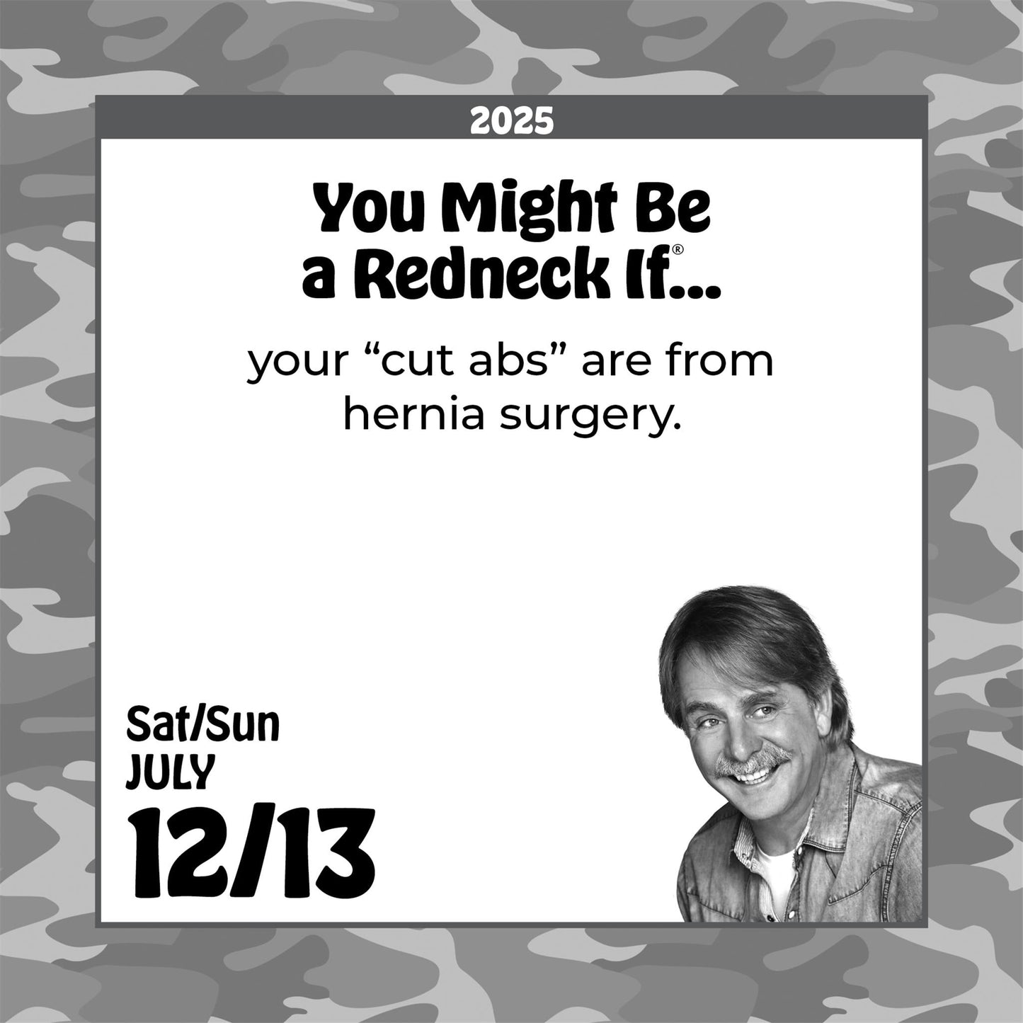 You Might Be A Redneck If Jeff Foxworthy Box 2025 Calendar