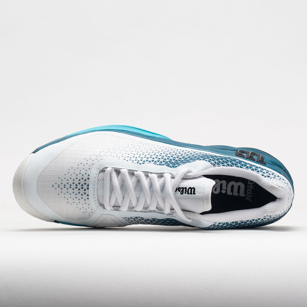Wilson Rush Pro 4.0 Clay Men's White/Blue Coral/Blue Atoll