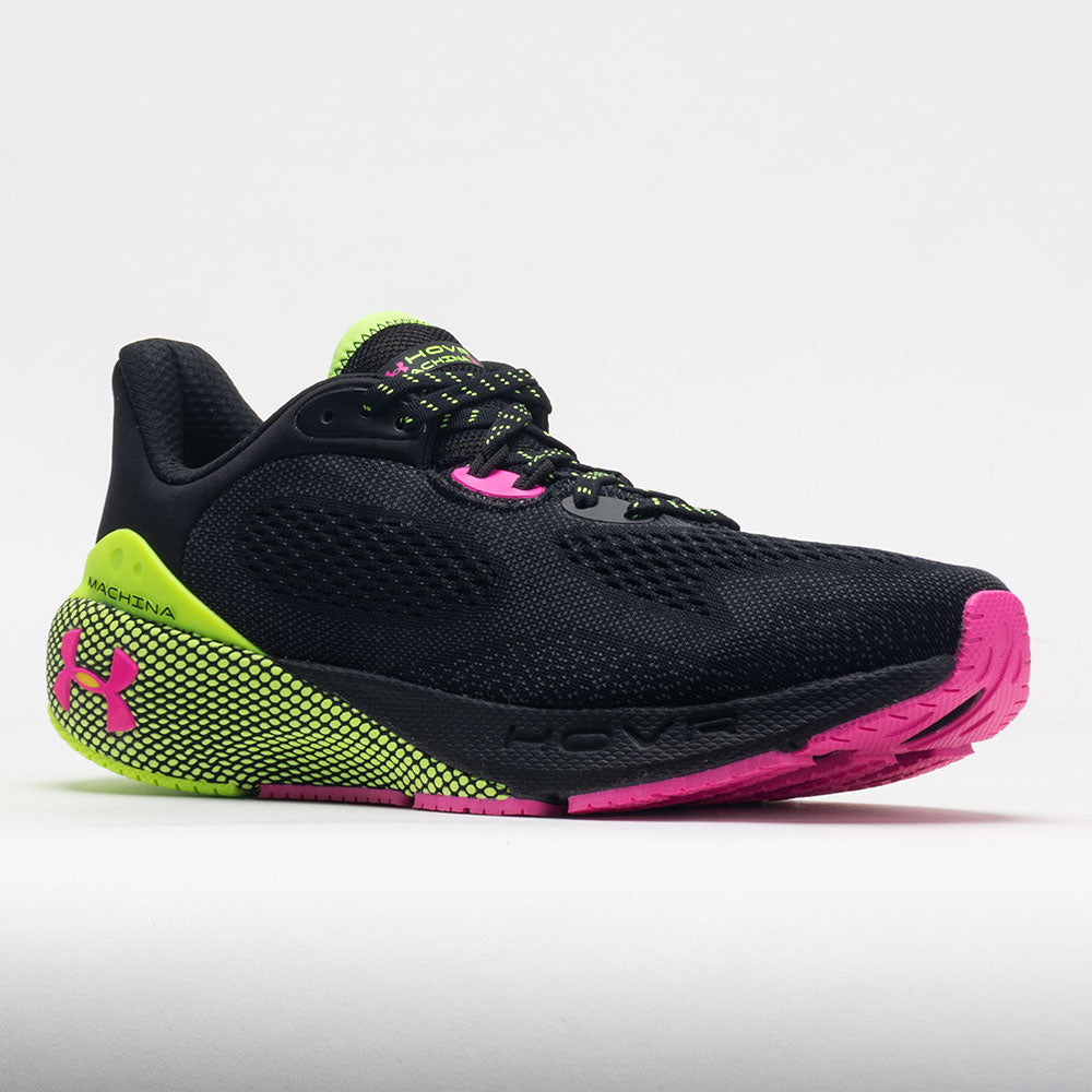 Under Armour HOVR Machina 3 Men's Black/Lime Surge/Rebel Pink