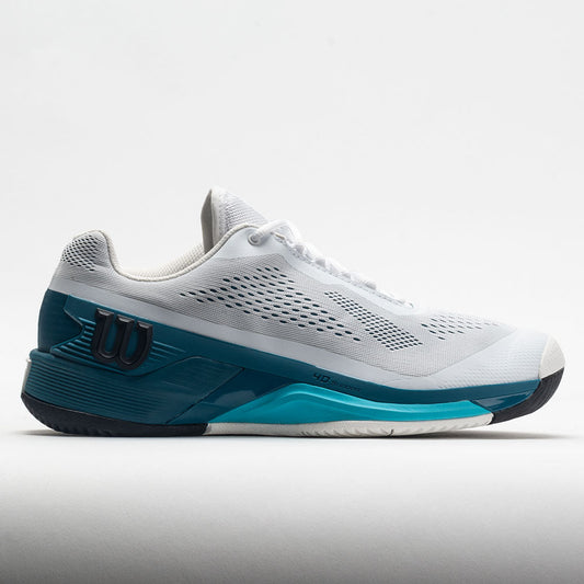 Wilson Rush Pro 4.0 Men's  White/Blue Coral/Blue Atoll