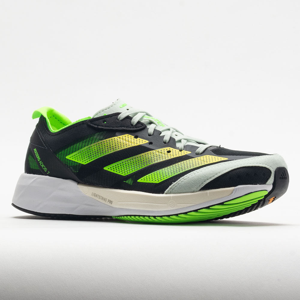 adidas adizero Adios 7 Women's Core Black/Beam Yellow/Solar Green