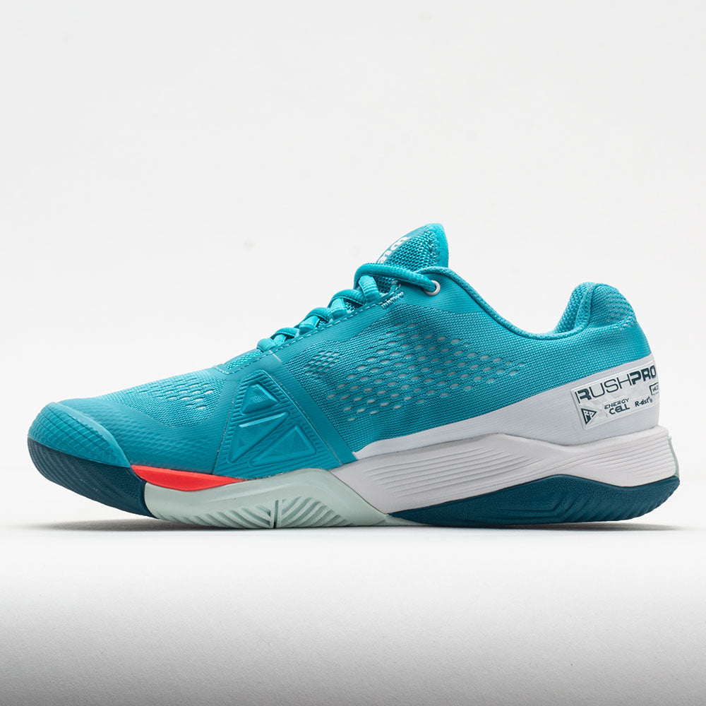 Wilson Rush Pro 4.0 Women's Scuba Blue/White/Fiery Coral