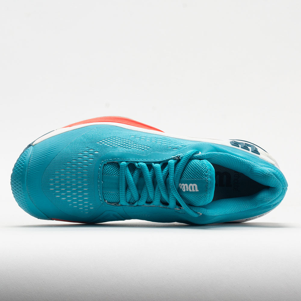 Wilson Rush Pro 4.0 Women's Scuba Blue/White/Fiery Coral