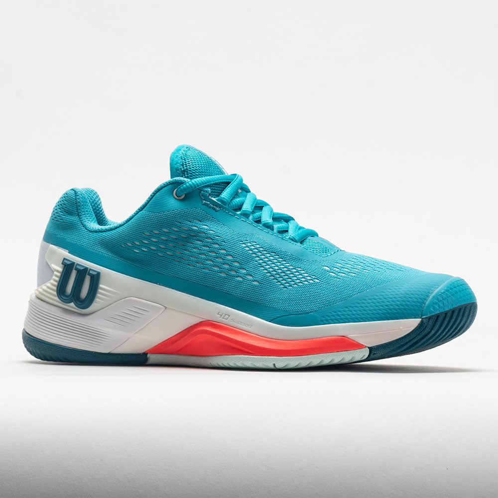 Wilson Rush Pro 4.0 Women's Scuba Blue/White/Fiery Coral