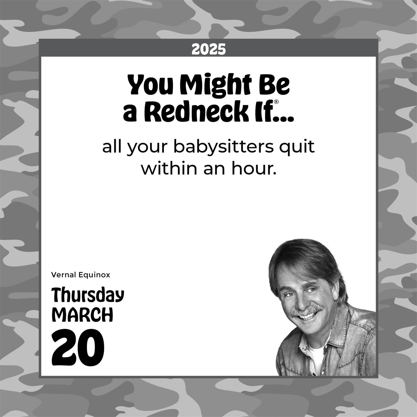 You Might Be A Redneck If Jeff Foxworthy Box 2025 Calendar