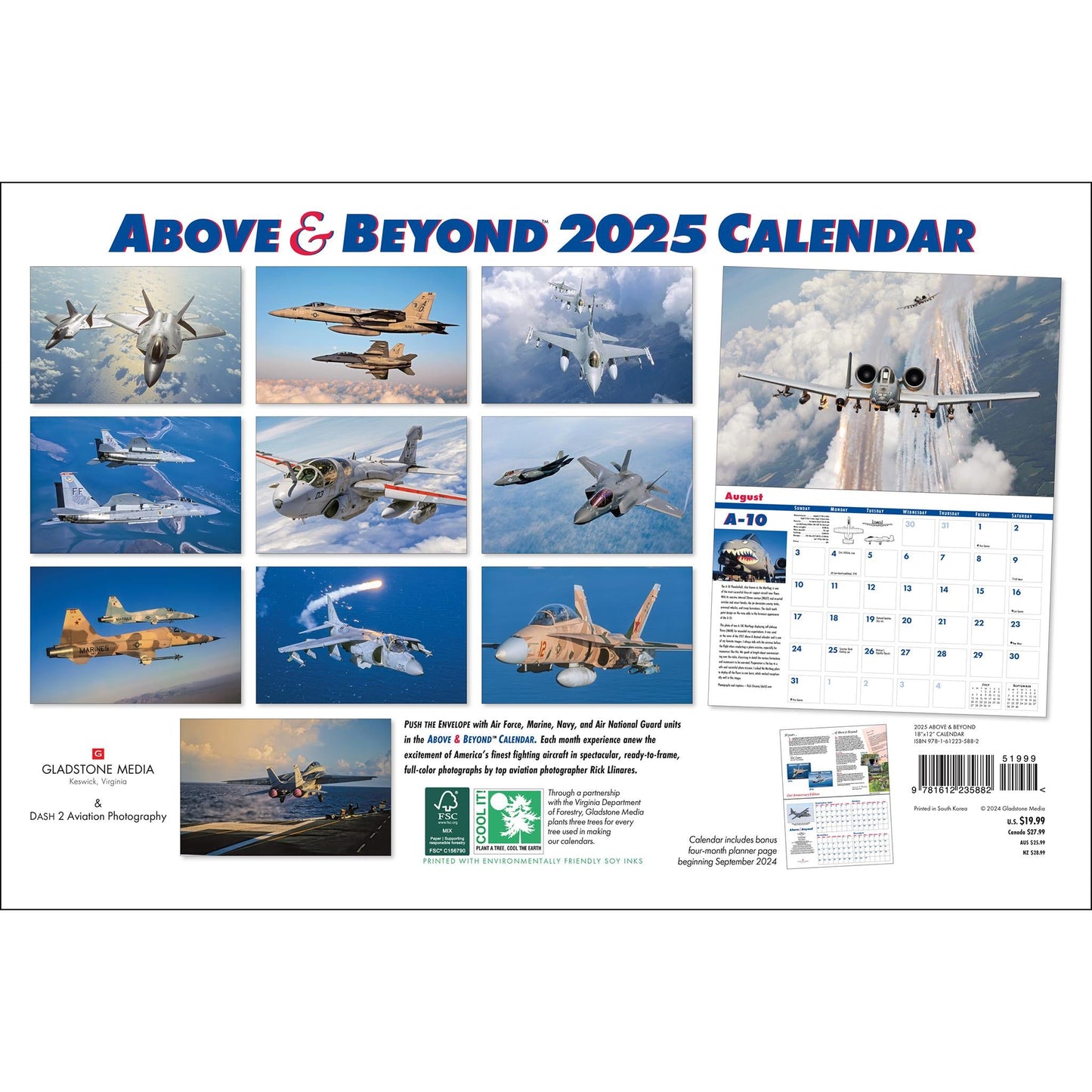 Above And Beyond Deluxe Wall 2025 Calendar