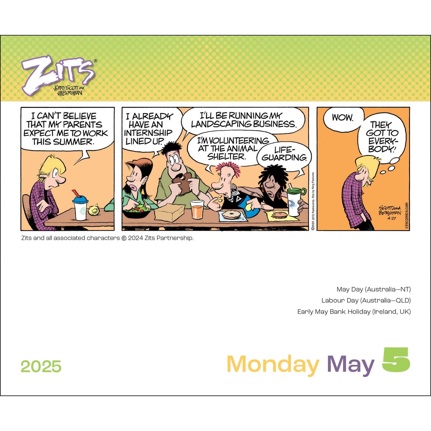 Zits Box 2025 Calendar