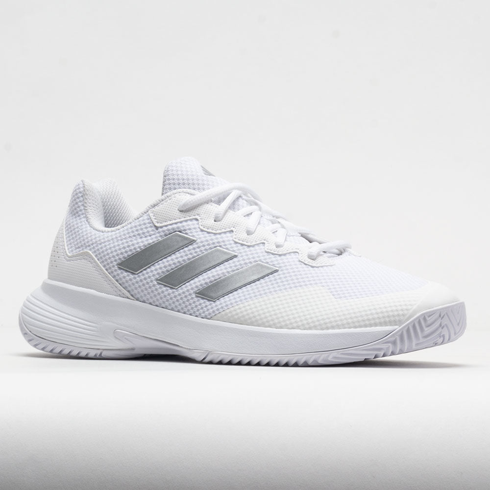 adidas GameCourt Women's White/Silver Metallic/White
