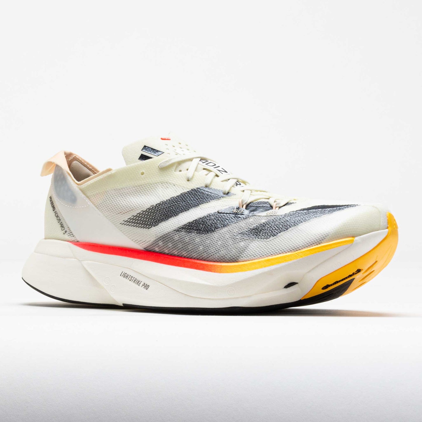 adidas adizero Adios Pro 3 Men's  Ivory/Core Black/Crystal Sand
