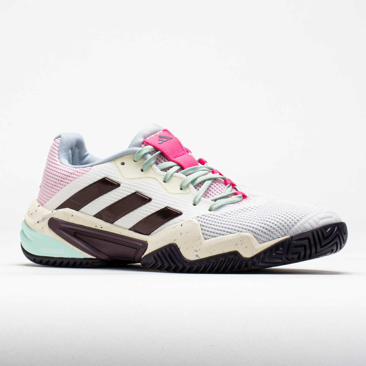 adidas Barricade 13 Men's Crystal White/Aurora Metallic/Semi-Green