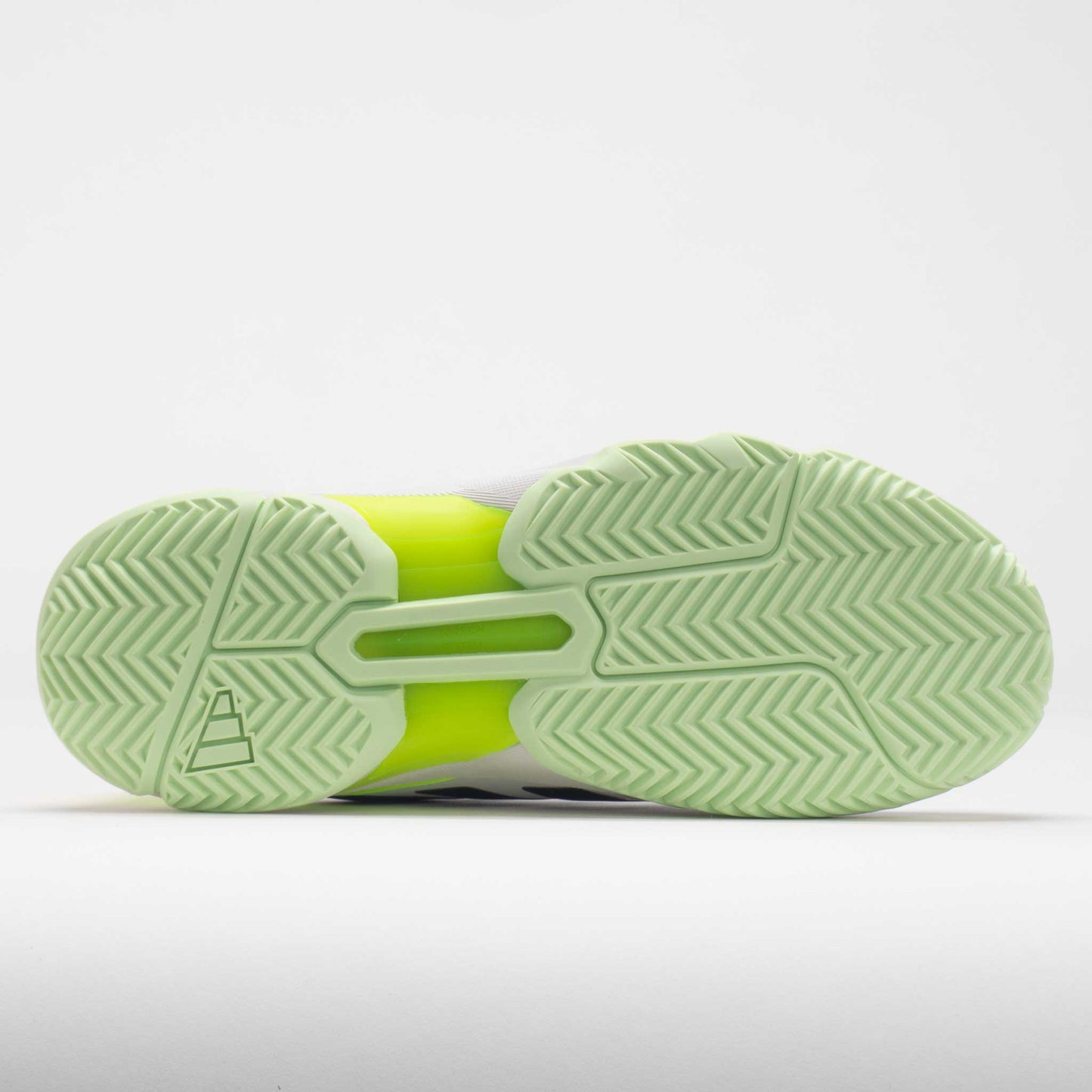 adidas CourtJam Control 3 Men's White/Core Black/Lucid Lemon