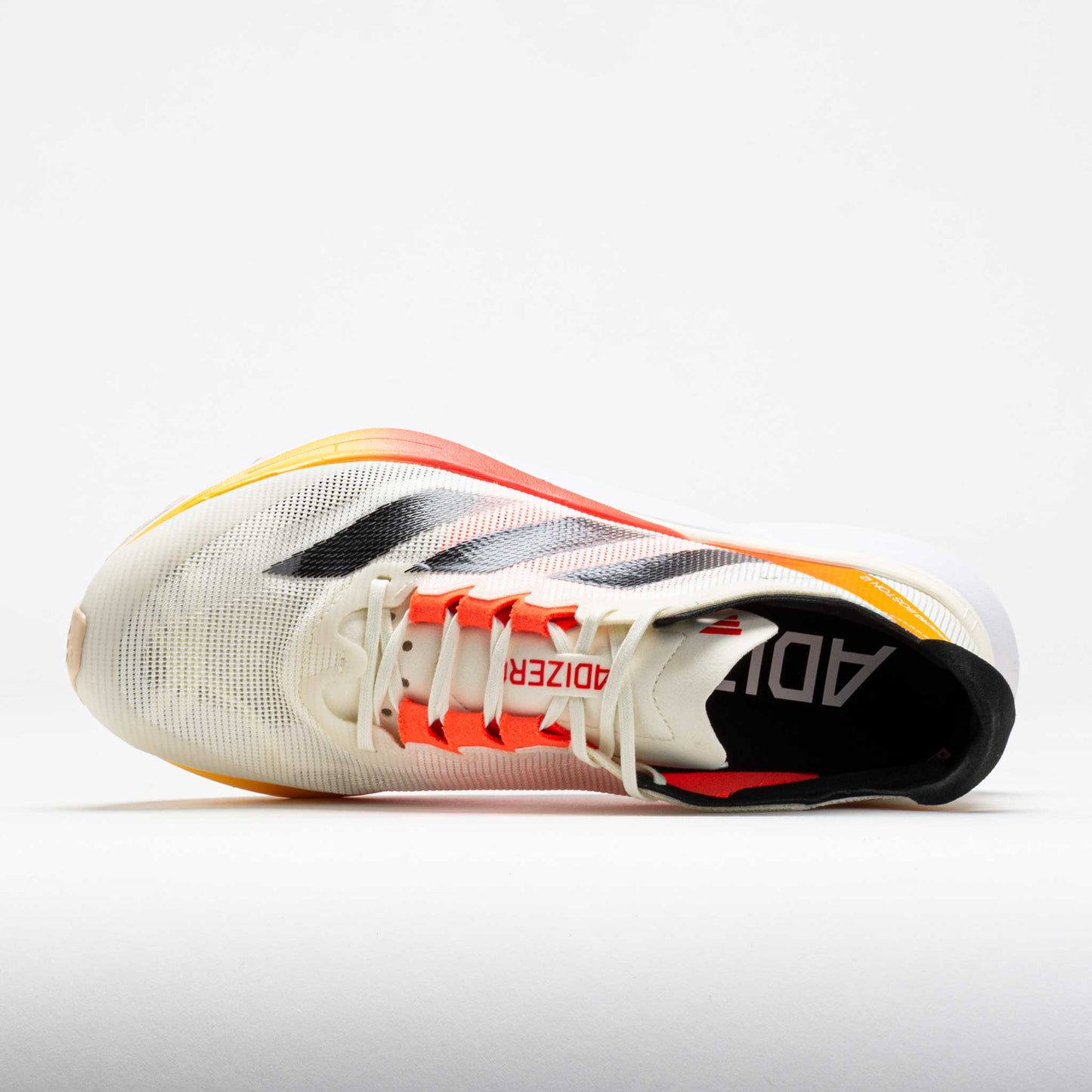 adidas adizero Boston 12 Men's Ivory/Core Black/Solar Red