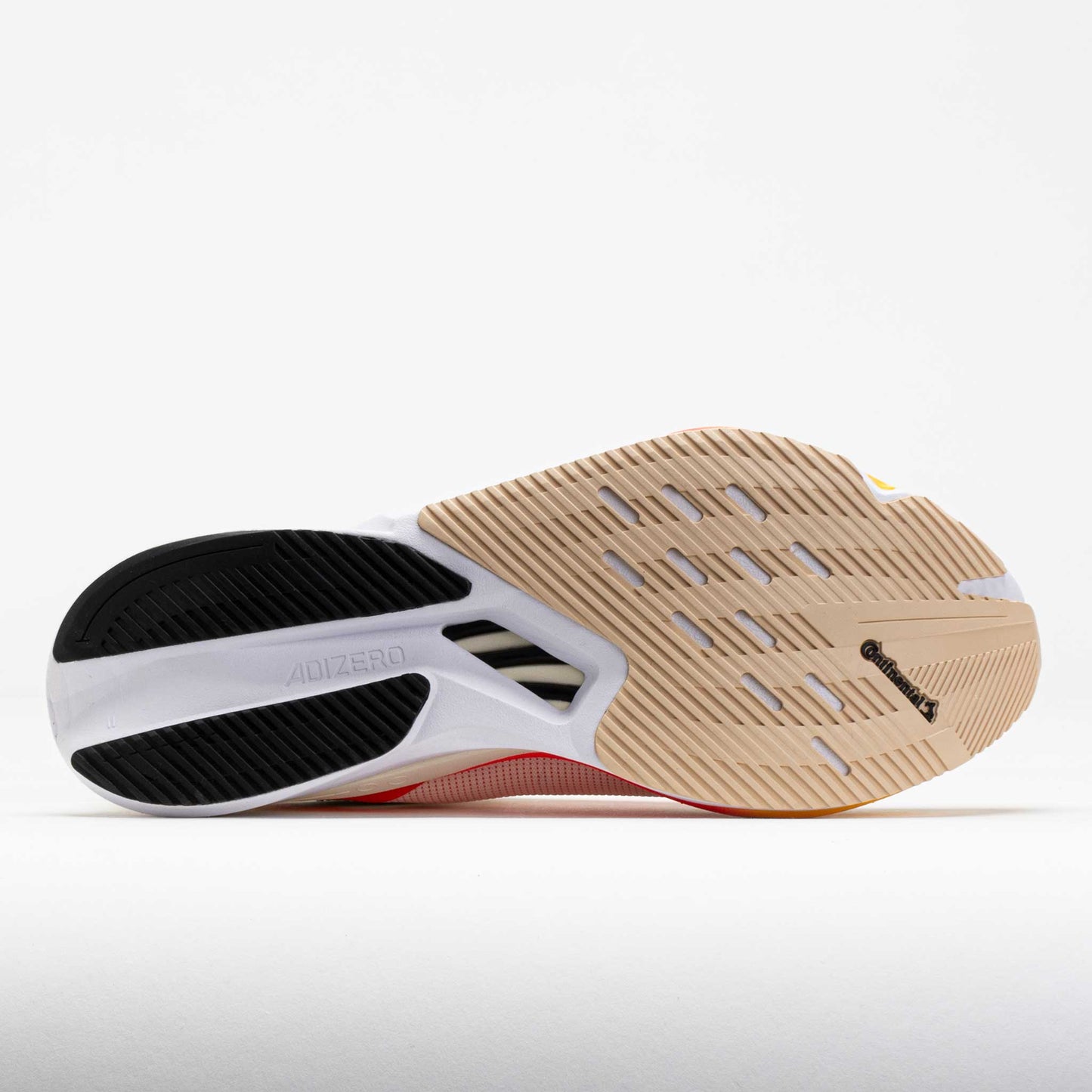 adidas adizero Boston 12 Men's Ivory/Core Black/Solar Red