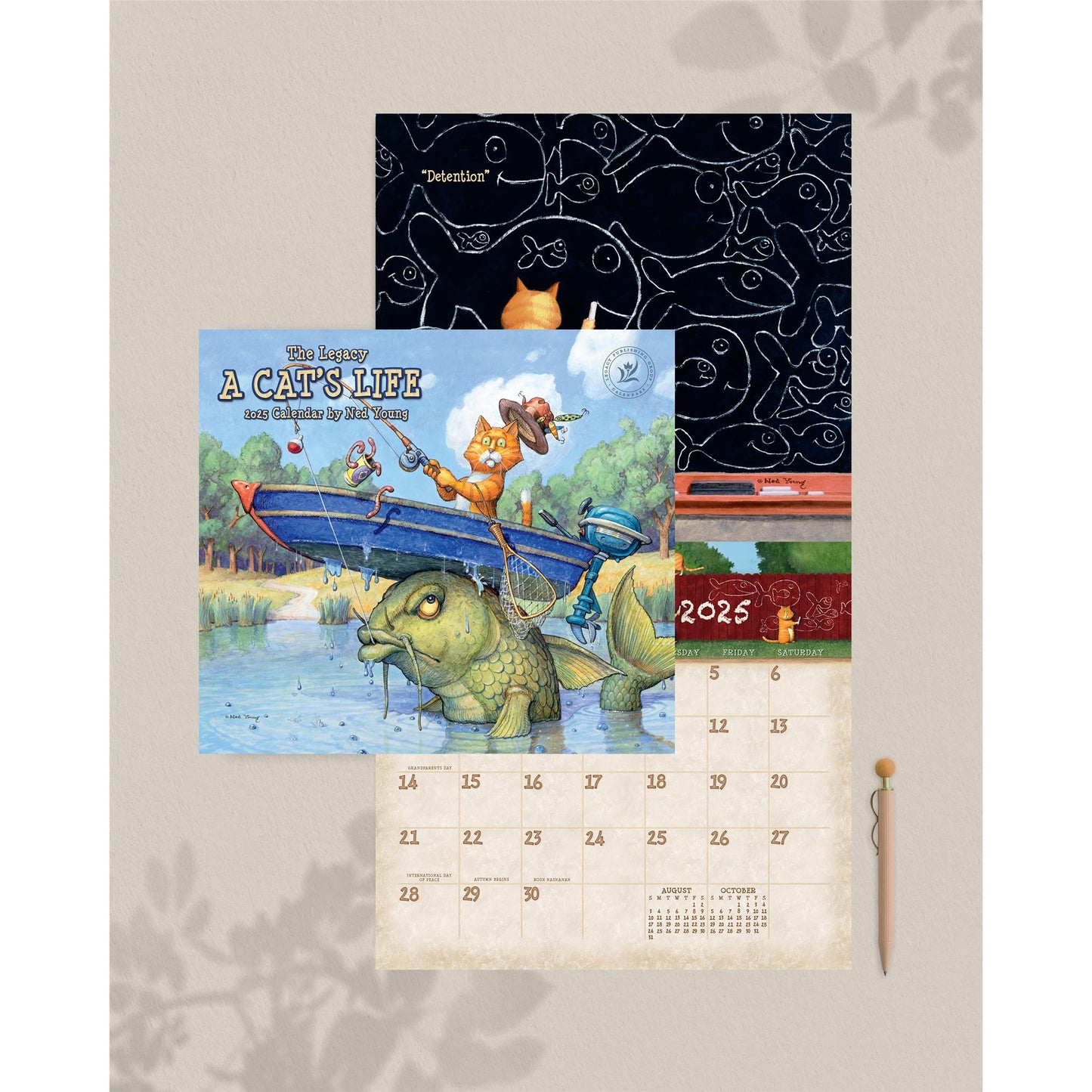 A Cats Life Wall 2025 Calendar