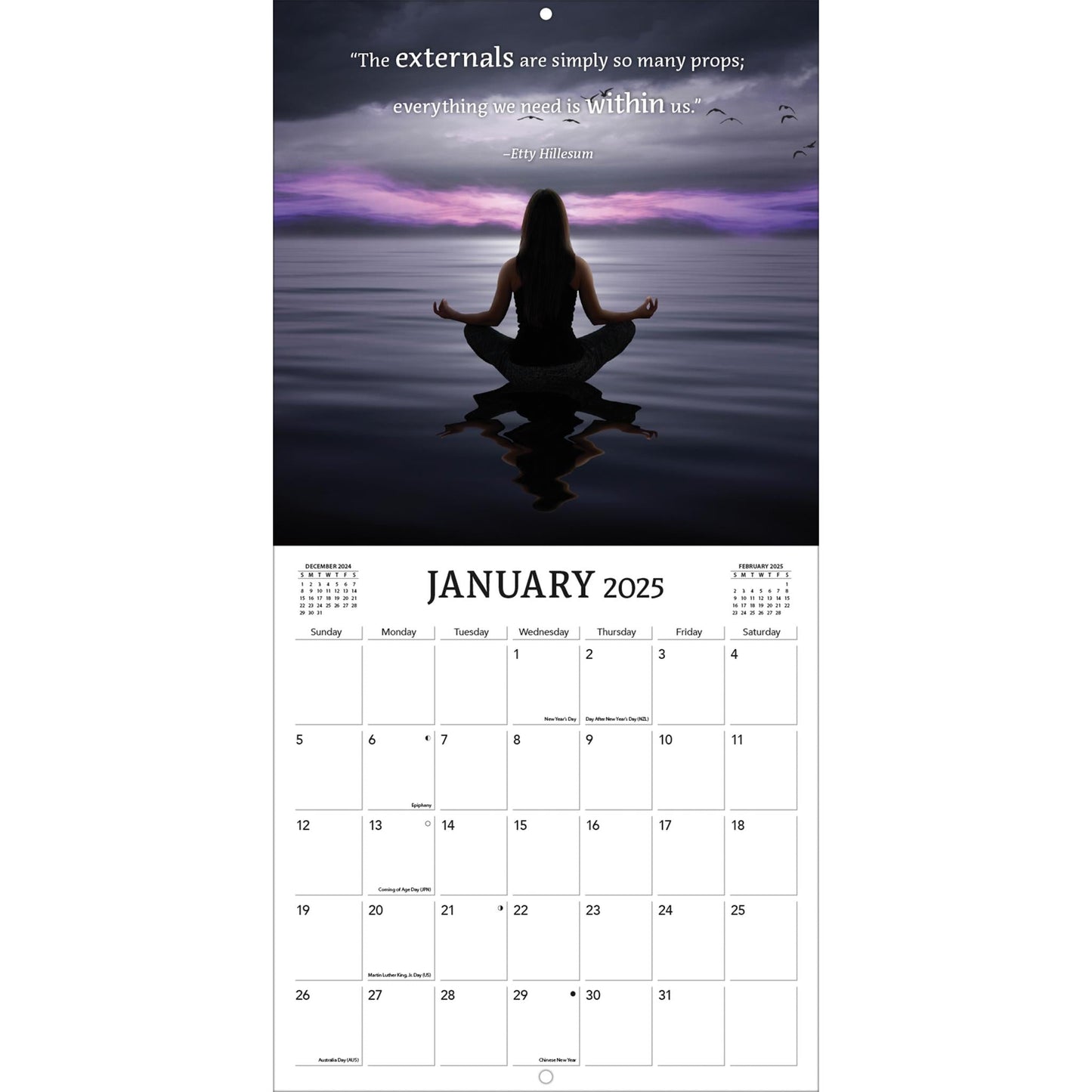 Zen Mini 2025 Calendar